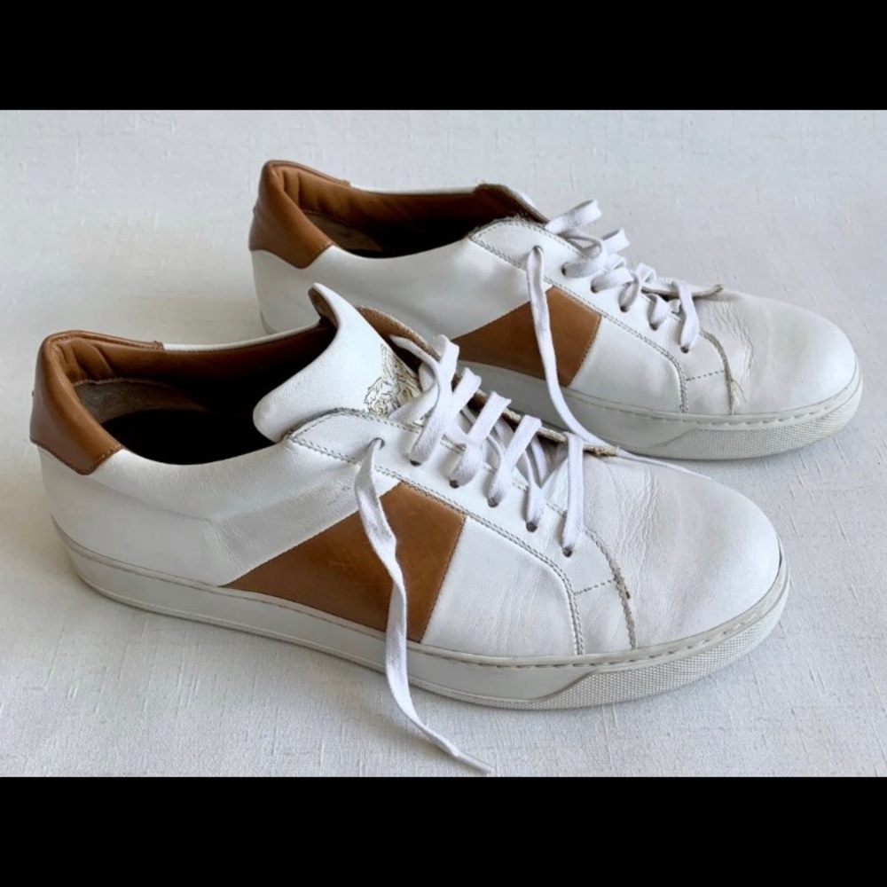 Bruno Magli | Gibo Leather Lace Up Sneakers